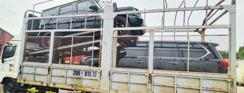 Quy trình vận chuyển xe ô tô từ nhà máy sản xuất bằng xe container