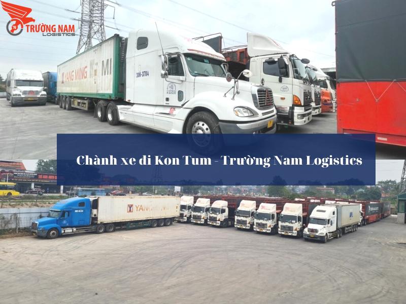 Vận chuyển hàng đi Kon Tum 2 chiều nguyên xe tải, nguyên container