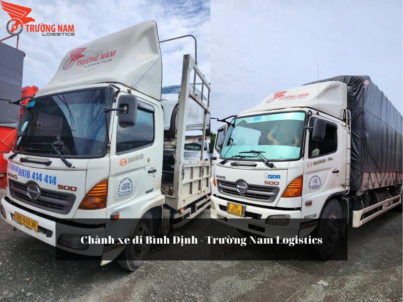 Chành xe gửi hàng đi Bình Định từ Sài Gòn và Hà Nội Trường Nam Logistics