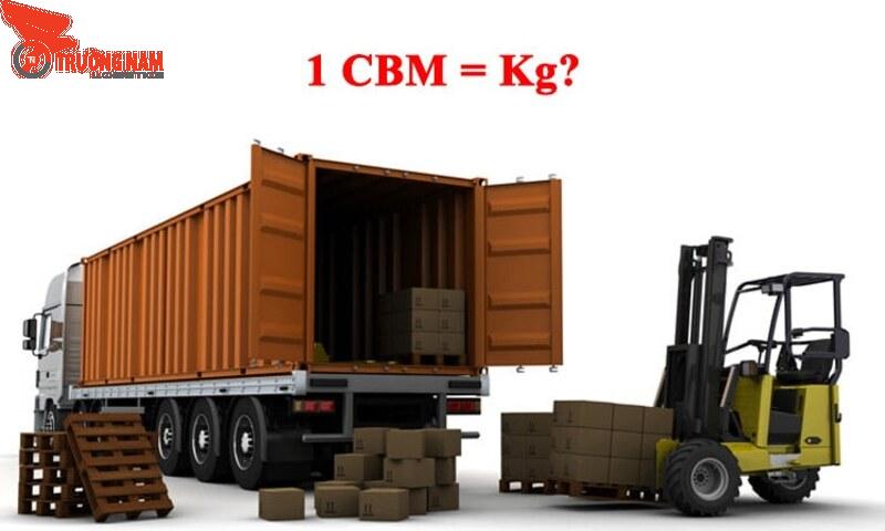 Cách quy đổi CBM sang kg