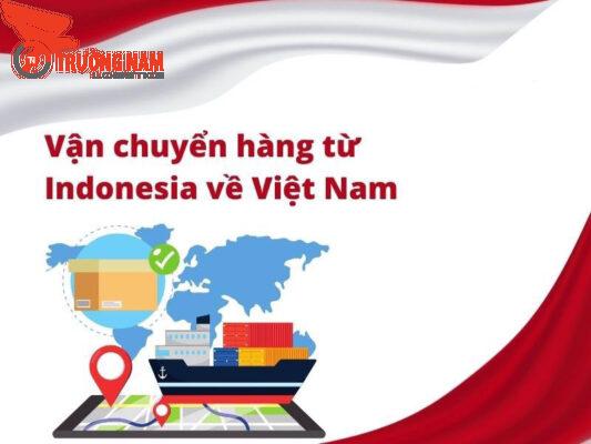 Nhu cầu vận chuyển hàng Indonesia về Việt Nam ngày càng cao