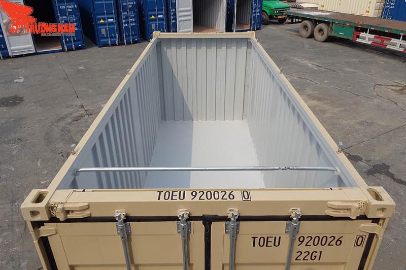 Kết cấu container không có nắp đóng