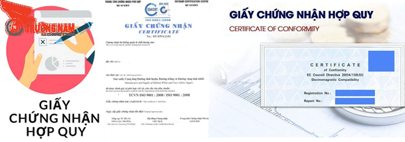 Mẫu giấy Certificate of Conformity thường gặp