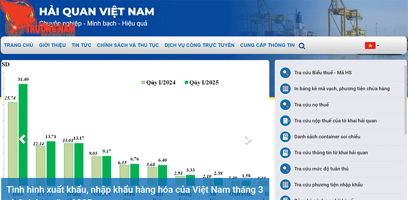 HS Code Là Gì? Tìm Hiểu Chi Tiết Về Mã Số Phân Loại Hàng Hóa 6 Tra cứu trên trang website của Hải Quan