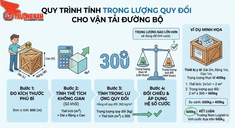 Bảng Giá Cước Vận Chuyển Hàng Hóa Bằng Ô Tô/Xe Tải 2026 3 Hướng dẫn cách tính cước vận chuyển hàng hóa
