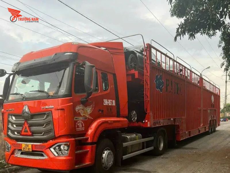 Dịch vụ vận chuyển ô tô Bắc - Nam bằng xe lồng tại Trường Nam
